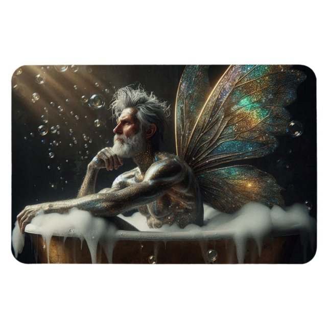 Fairy King nimmt ein Bad Magnet (Horizontal)