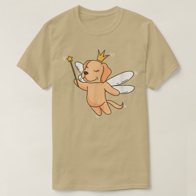 Fairy Labrador Retriever Dog Mystical Pet Fairy Lo T-Shirt (Design vorne)