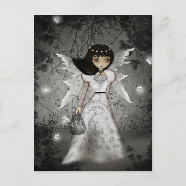 Fairy Lace Postcard Postkarte (Vorderseite)
