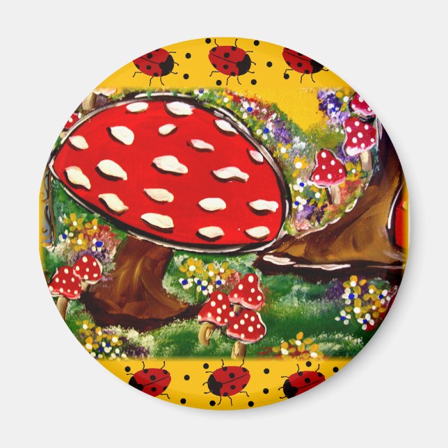 Fairy Lady Bugs Magnet (Vorne)