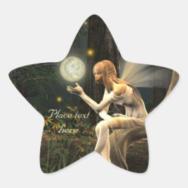 Fairy-Light-Ball-Star-Aufkleber Stern-Aufkleber