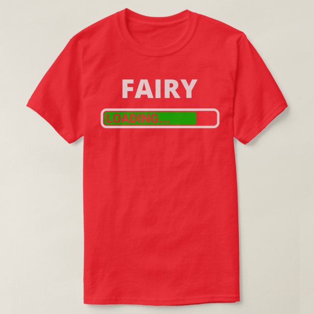 Fairy Loading Cool Halloween Costume Loading T-Shirt (Design vorne)