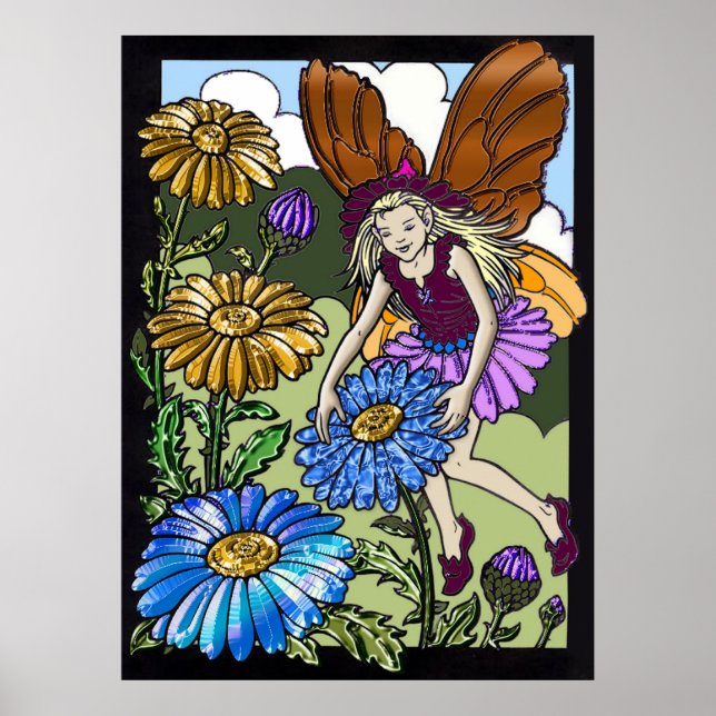 FAIRY MAGIC Kids Art Poster (Vorne)