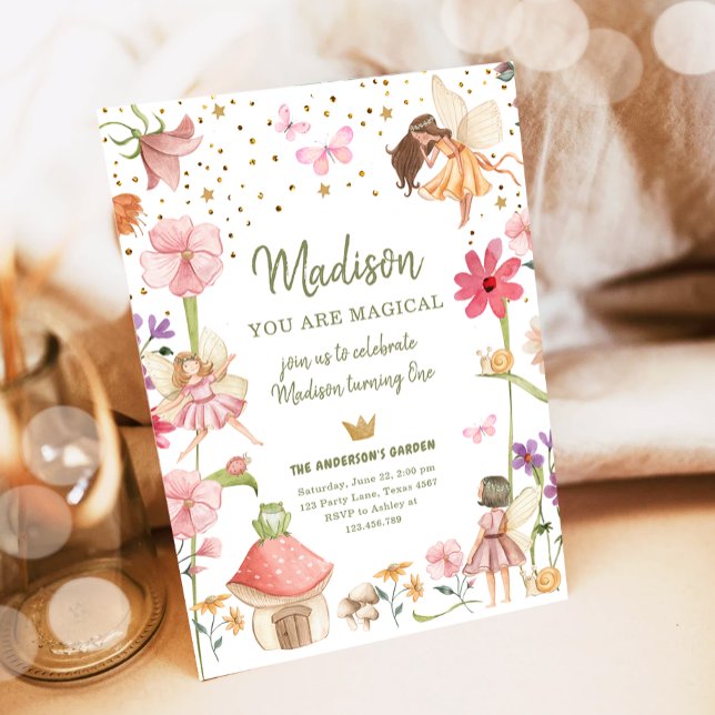 Fairy Magical Forest Garden Giro del Malcole Einladung (Von Creator hochgeladen)