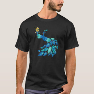Fairy Magical Peacock Niedliche Vögel Tiergrafik T-Shirt