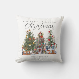 Fairy Merry Christmas Woodland Forest Kissen