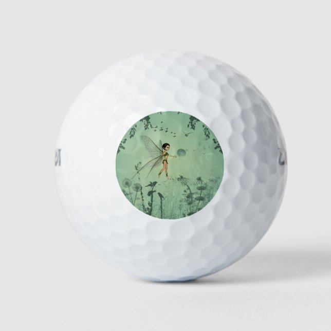Fairy mit Löwenzahn Golfball (Vorderseite)