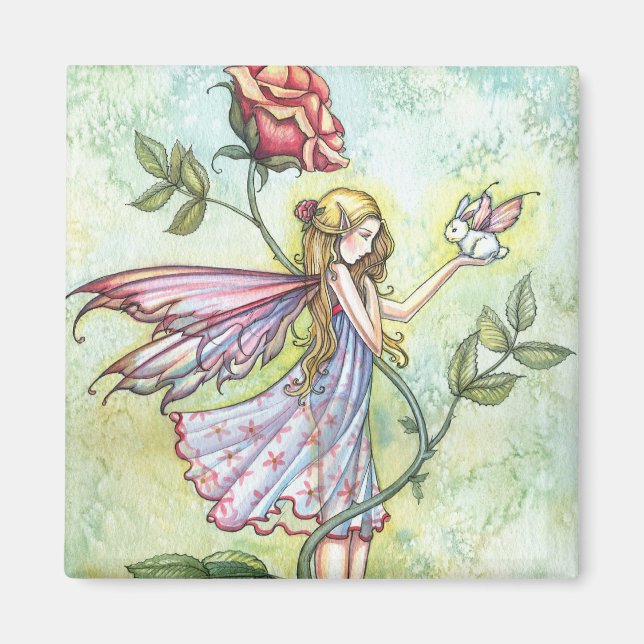 Fairy mit Tiny Bunny Fairy Magnet (Vorne)