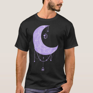 Fairy Moon Celestial Witch Graphic T-Shirt