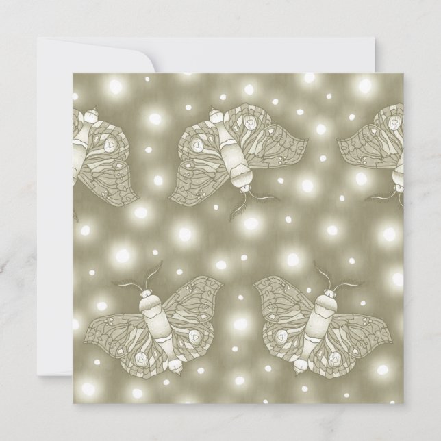 Fairy Moths Dankeskarte (Vorderseite)