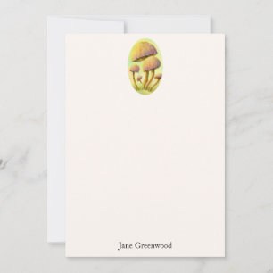 Fairy Mushrooms Personalisiert Mitteilungskarte