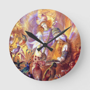 Fairy Music Runde Wanduhr