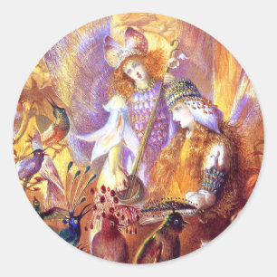 Fairy Music Runder Aufkleber