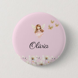 Fairy Niedlich Garden Verzauberter Personalisierte Button