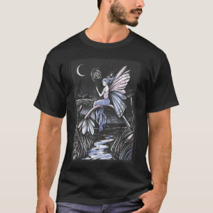 Fairy Night Fairycore Fantasy Magic Nature Fairywa T-Shirt
