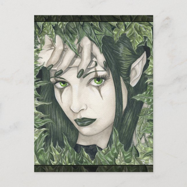 Fairy of the Dark Forest Postkarte (Vorderseite)