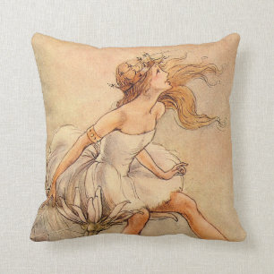 Fairy on a Daisy - Coussin