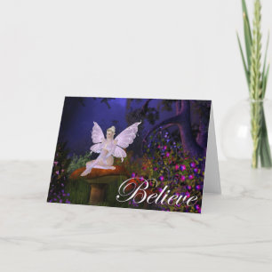 Fairy on a Mushroom Design 3 - Carte de croyance