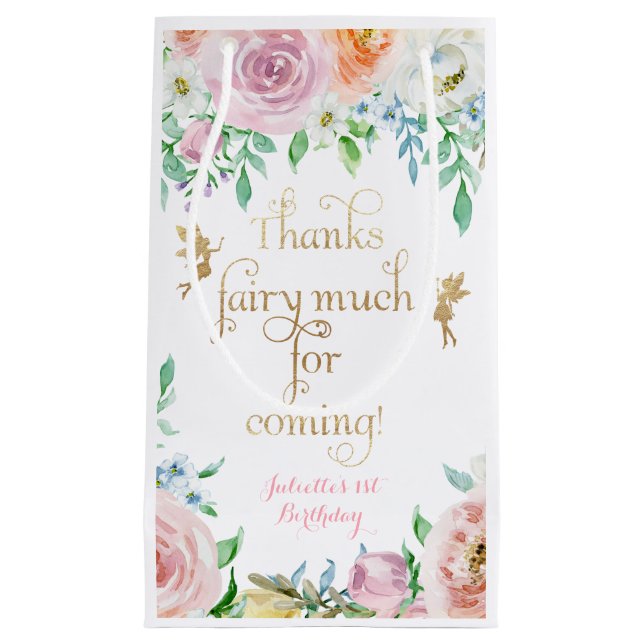 Fairy Party Favoriser les sacs Anniversaire ou Bab (Devant)