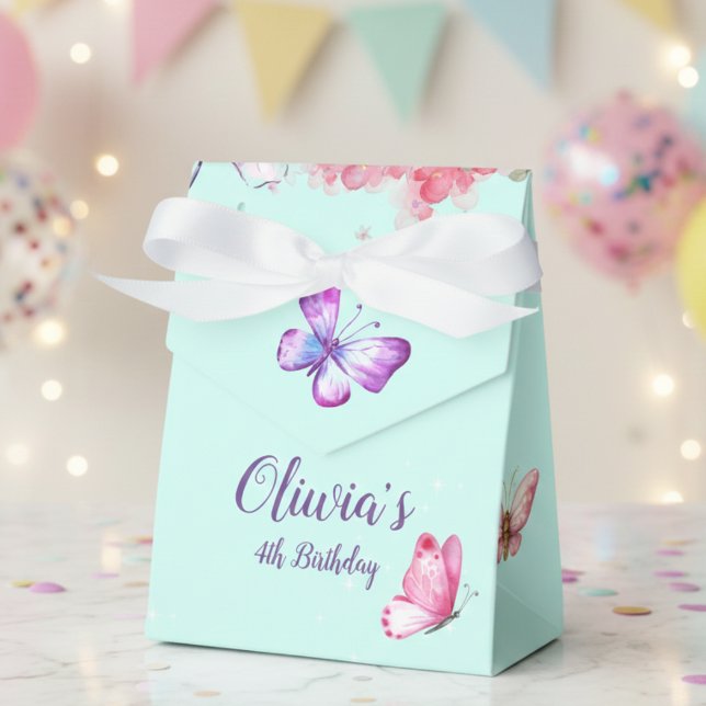 Fairy Party Garden Fairy Birthday Favor Box Geschenkschachtel (Von Creator hochgeladen)