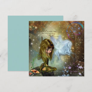 Fairy Pixie Pegasus Fantasy Card