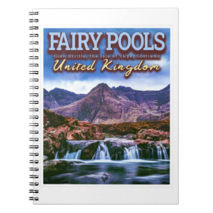 FAIRY POOLS - DIE INSEL SKYE - SCOTLAND UK NOTIZBLOCK