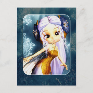 Fairy Post Card - Niedliche Fantasy Fairy Post Car Postkarte