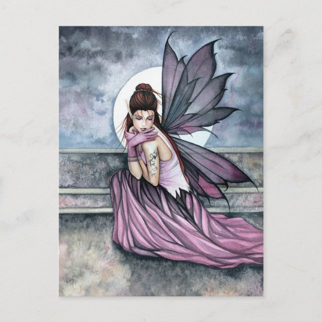 Fairy Postcard "Verstecken" von Molly Harrison Postkarte (Vorderseite)