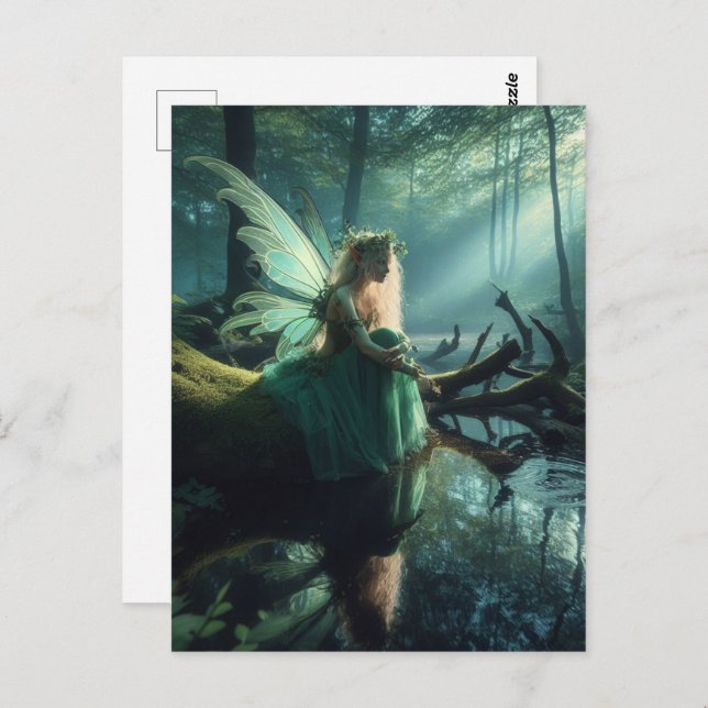 Fairy Postkarte (Vorne/Hinten)