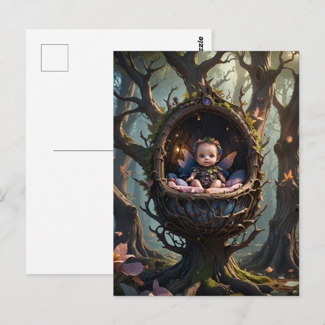 Fairy Postkarte (Vorne/Hinten)