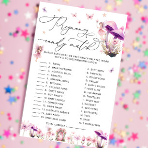 Fairy Pregnancy Candy Bar   Baby Showspiel
