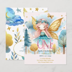 Fairy Princess 1. Geburtstag 1 Pink Fairycore