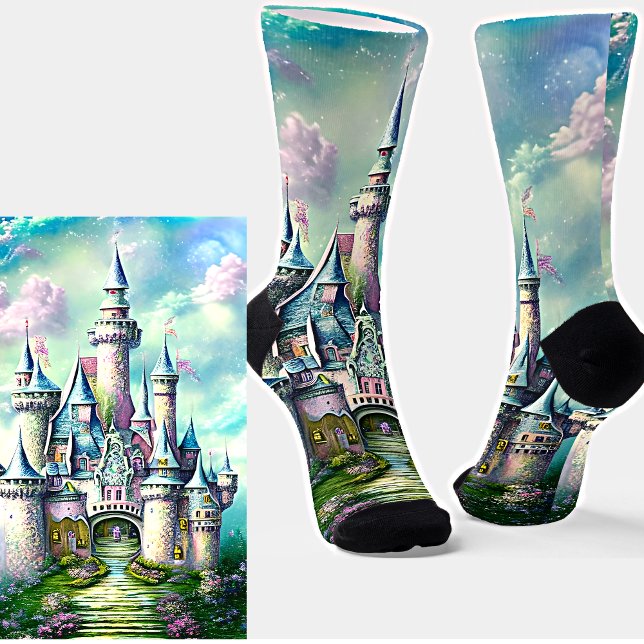 Fairy Princess Castle Socken (Von Creator hochgeladen)