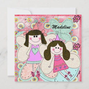 Fairy Princess Customisée Invitation d'anniversair