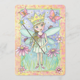 Fairy Princess Geburtstagsparty Einladung für Mädc