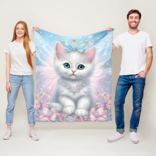 Fairy Princess Kitten Fleecedecke