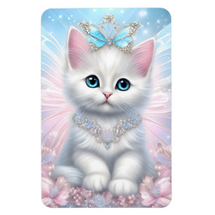 Fairy Princess Kitten Magnet