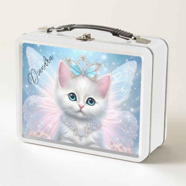 Fairy Princess Kitten Metall Brotdose (Vorderseite)