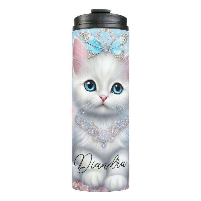 Fairy Princess Kitten Thermosbecher (Vorderseite)