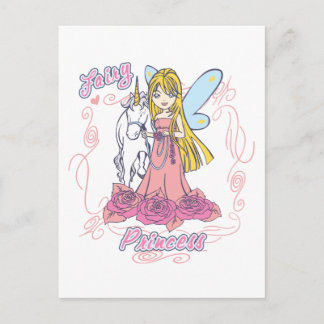 Fairy Princess Kleinkind Baby Postkarte