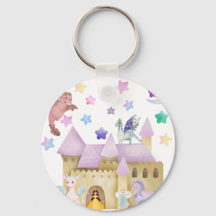 Fairy Princess Magical Castle Gastgeschenk Schlüsselanhänger