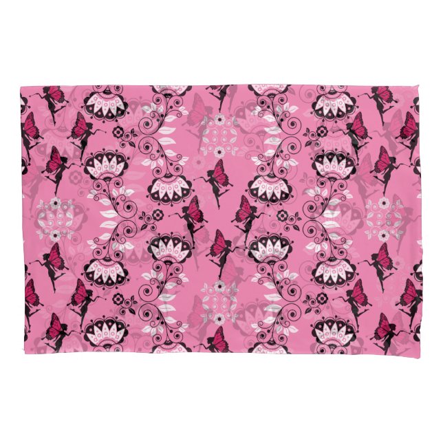 Fairy Princess Pattern Print Kissenbezug (Vorderseite-Links)