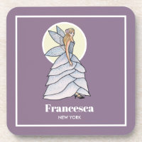 Fairy Princess Petals Dress Fashion Illustration