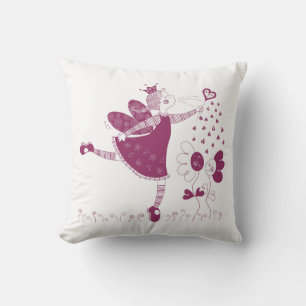 Fairy Princess Throw Pillow Kissen