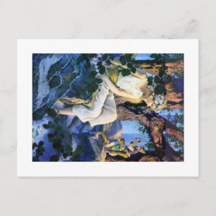 Fairy Princess und die Gnome Postkarte