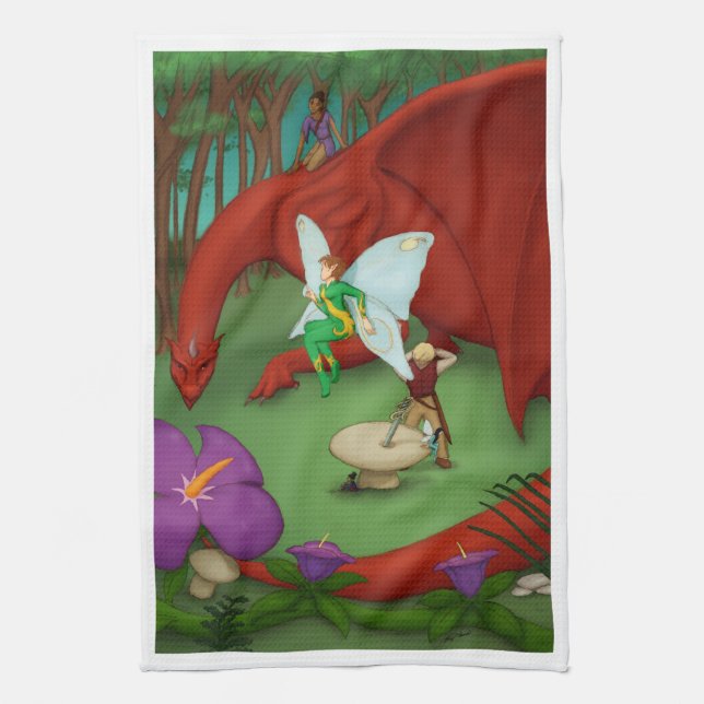 Fairy Quest Küchentuch (Vertikal)