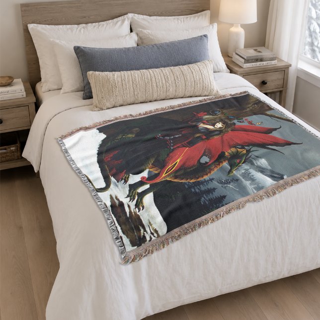 Fairy Red Dragon Fantasy Spring Decke (Von Creator hochgeladen)