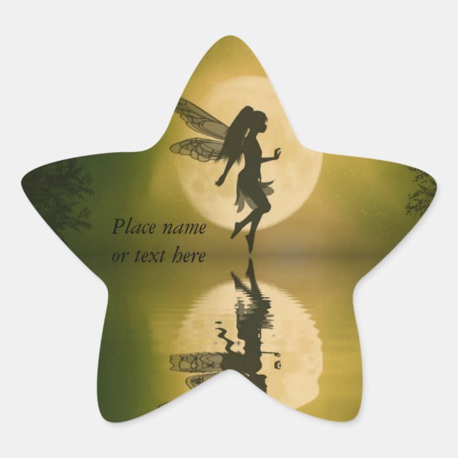 Fairy reflektieren Stern Aufkleber (Vorderseite)
