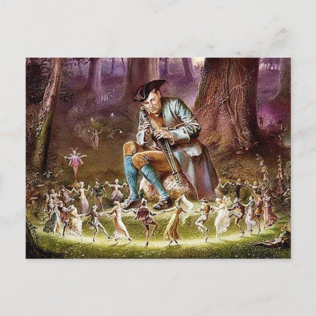 Fairy Ring Dance Celebration Carte postale (Devant)