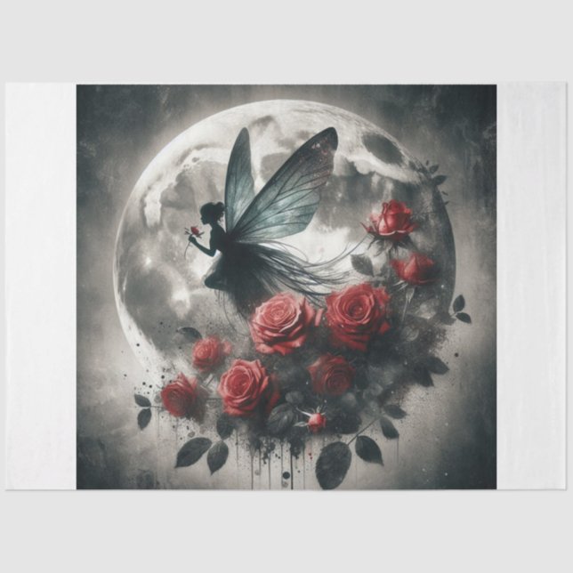 Fairy Rose Seidenpapier (Vorderseite)